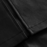 Depeche leather wear Elegant underknee Evi pencil skirt in soft leathe Skirts 099 Black (Nero)