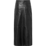 Depeche leather wear Elina underknee lenght leather pencilskirt Skirts 099 Black (Nero)