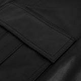 Depeche leather wear ElissaDEP Underknee Leather Skirt Skirts 099 Black (Nero)
