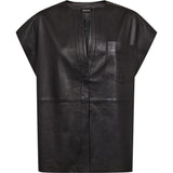 Depeche leather wear Eliza leather vest Vest 099 Black