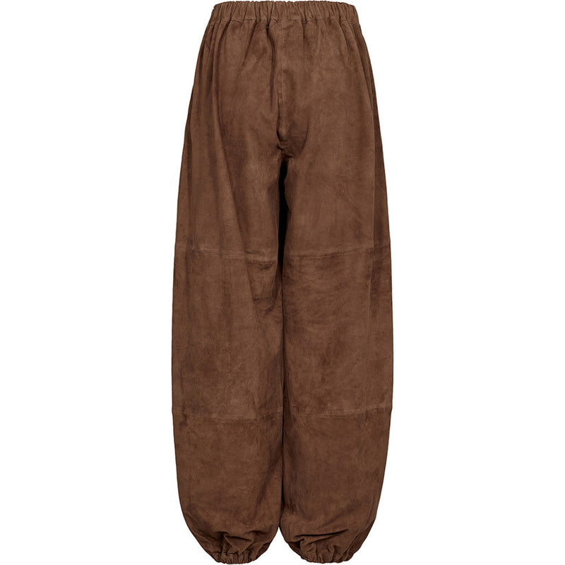 Ella Balloon Suede Pants / 51396 - Wood – DEPECHE