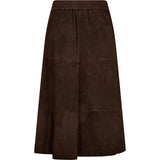 Depeche leather wear Evelyn suede skirt Skirts 067 Dusty brown