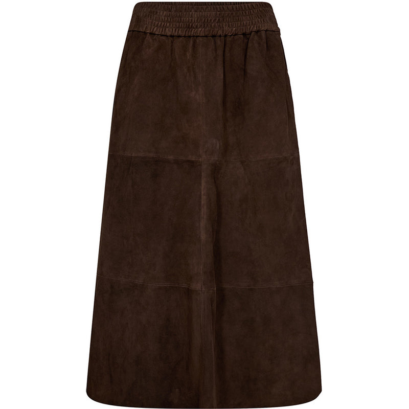 Depeche leather wear Evelyn suede skirt Skirts 067 Dusty brown