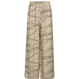 Depeche Clothing Evy loose pants Pants 286 Cream Graphic