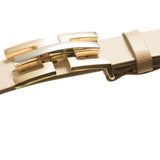 DEPECHE Exclusive and beautiful belt in soft leather Belts 011 Sand