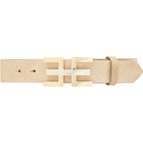 DEPECHE Exclusive and beautiful belt in soft leather Belts 011 Sand