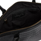 DEPECHE Fashion Favourites Handbag Shoulderbag / Handbag 343 Black croco