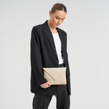 DEPECHE Fashion Favourites croco leather clutch Clutch 325 Sand Croco