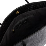 DEPECHE Fashion Favourites croco leather shopper Shopper 264 Black Croco
