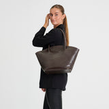 DEPECHE Fashion Favourites croco leather shopper Shopper 265 Brown Croco