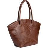 DEPECHE Fashion Favourites croco leather shopper Shopper 326 Cognac Croco