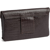 DEPECHE Fashion Favourites croco leather wallet Purse / Credit card holder 265 Brown Croco