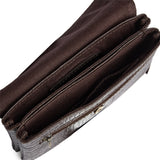 DEPECHE Fashion Favourites croco leather wallet Purse / Credit card holder 265 Brown Croco