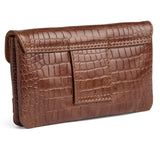 DEPECHE Fashion Favourites croco leather wallet Purse / Credit card holder 326 Cognac Croco