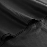 Depeche leather wear Feminine Rikke kjole in soft leather quality Dresses 099 Black (Nero)