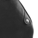 DEPECHE Functional and beautiful leather bumbag Bumbag 099 Black (Nero)