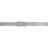DEPECHE Glitter belt with discreet buckle Belts 207 Silver Metallic
