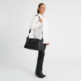 DEPECHE Golden Chic Handbag Shoulderbag / Handbag 099 Black