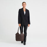 DEPECHE Golden Chic Handbag Shoulderbag / Handbag 106 Coffee