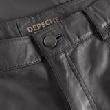 Depeche leather wear HW regular fitting Boa leather pants Pants 024 Antracit