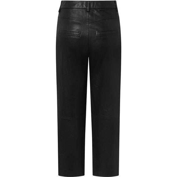 Depeche leather wear HW regular fitting Boa leather pants Pants 099 Black (Nero)