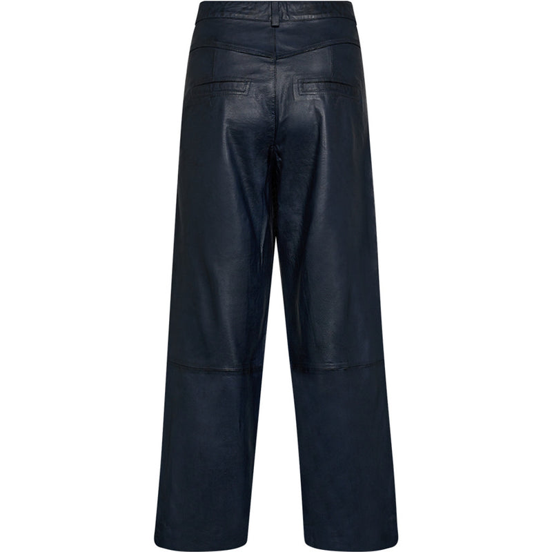 Depeche leather wear HW regular fitting Boa leather pants Pants 285 Midnight Blue