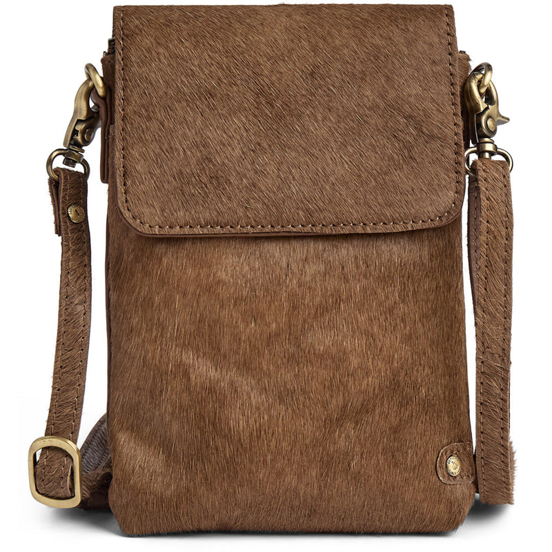 DEPECHE Hair-on mobilebag Mobilebag 184 Walnut