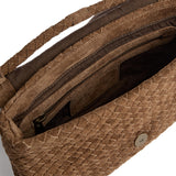 DEPECHE Handwoven suede crossover bag Cross over 007 Mud