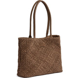 DEPECHE Handwoven suede handbag Shoulderbag / Handbag 007 Mud