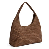 DEPECHE Handwoven suede handbag Shoulderbag / Handbag 007 Mud