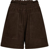 Depeche leather wear Hanna suede shorts Shorts 067 Dusty brown