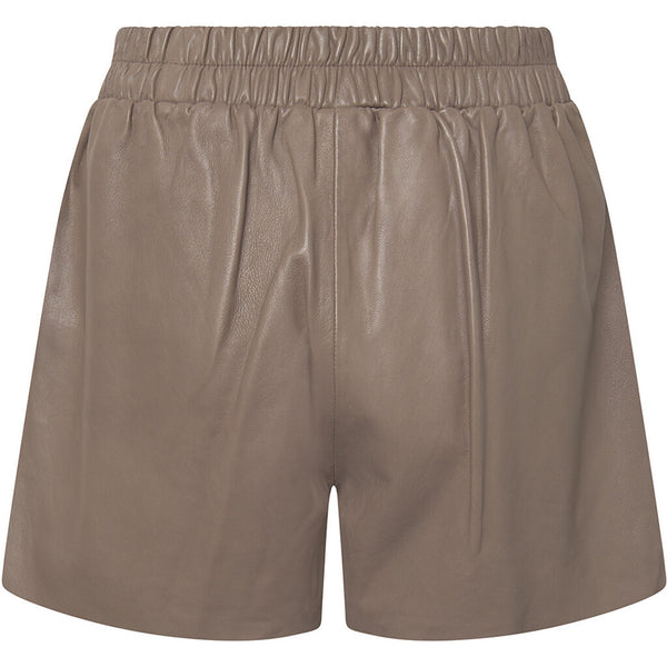 Depeche leather wear Helen leather shorts Shorts 168 Latte