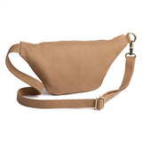 DEPECHE High-quality leather bumbag Bumbag 156 Camel