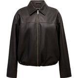Depeche leather wear Isla Bomber Jacket Jacket 008 Chocolate