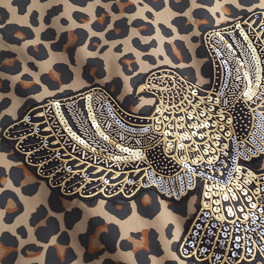 Me jane leopard print coat outlet