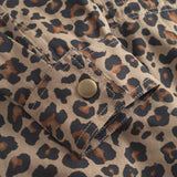 Depeche Clothing Jane jacket decorated with a beautiful patch Jackets 261 Leopard Printed