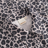 Depeche Clothing Jane jacket decorated with a beautiful patch Jackets 281 Grey leo print