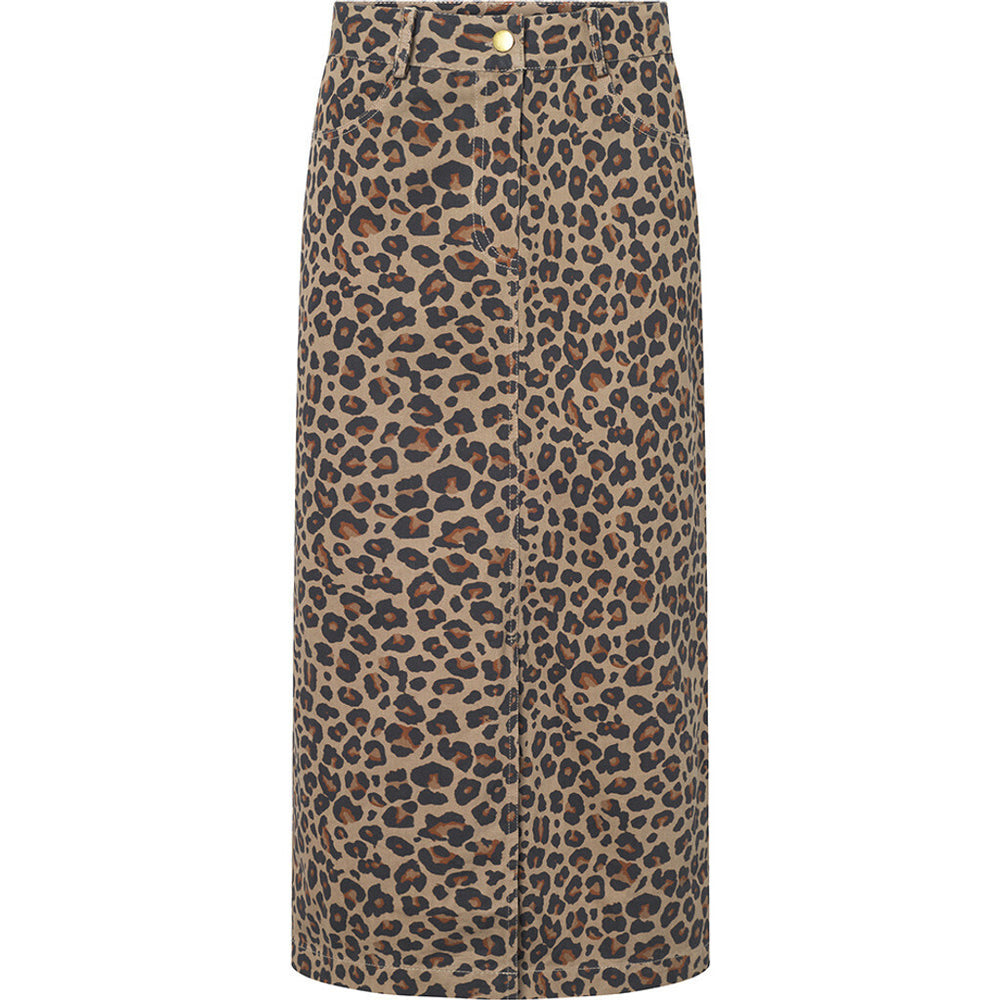 Jane pencil skirt 100164 Leopard Printed