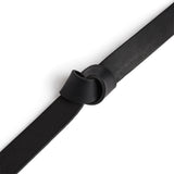 DEPECHE Jeans belt Belt 300 Black/Amr silver