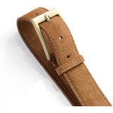 DEPECHE Jeans belt Belt 327 Dark Camel