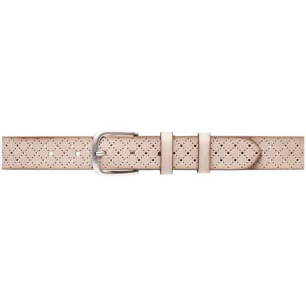 DEPECHE Jeans belt decorated with hole pattern Belts 011 Sand