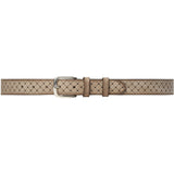 DEPECHE Jeans belt decorated with hole pattern Belts 020 Taupe (visione)