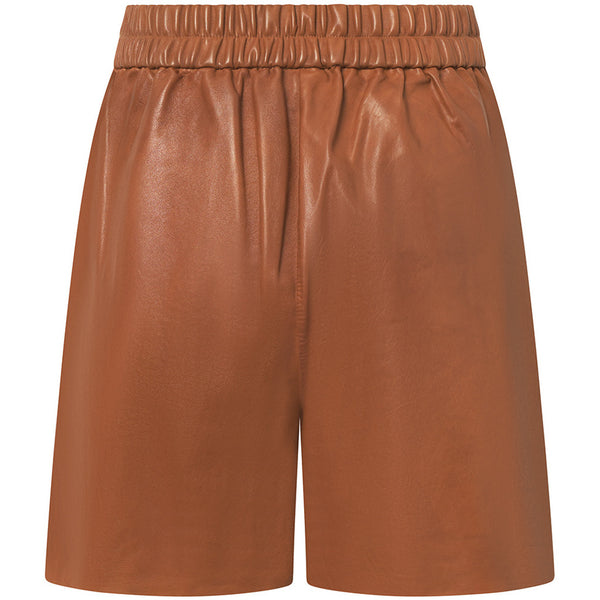 Depeche leather wear Julia leather shorts Shorts 005 Vintage cognac
