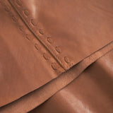 Depeche leather wear Julia leather shorts Shorts 005 Vintage cognac