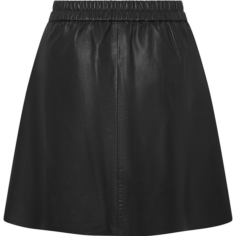 Depeche leather wear Julia overknee leather skirt Skirts 099 Black (Nero)