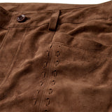 Depeche leather wear Julia suede pants Pants 311 Wood