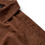 Depeche leather wear Julia suede shirt Shirts 311 Wood