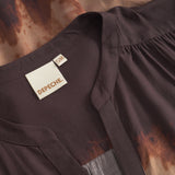 Depeche Clothing Kia blouse in the most beautiful print Blouse 269 Brown Printed