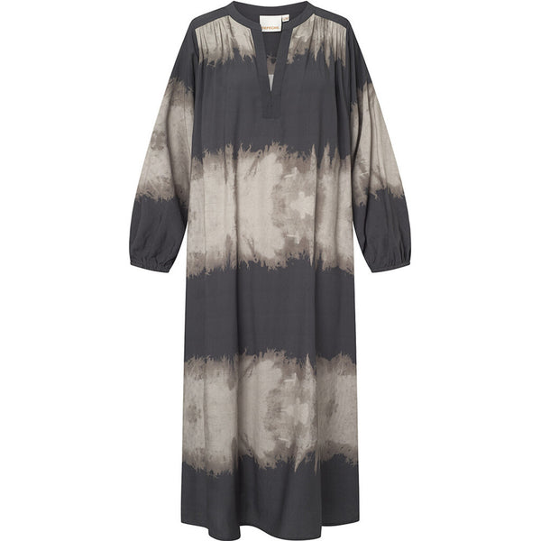Depeche Clothing Kia dress in the most beautiful print Dresses 268 Grey Printed