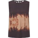 Depeche Clothing Kia top in the most beautiful print Tops 269 Brown Printed